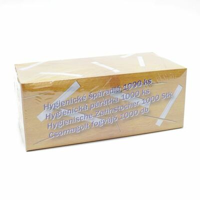 Špáradlá hygienicky balené 1000 ks (v papieri)