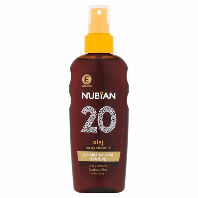 Nubian Olej na opaľovanie SPF20 150ml