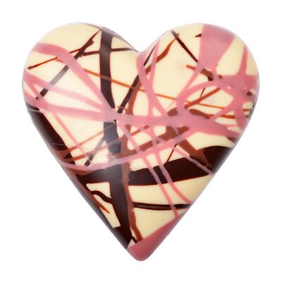 DP Chocolate Srdiečko z bielej čokolády s lieskovými orechmi 100g