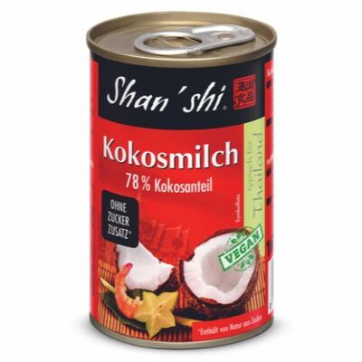 Mlieko kokosové 165ml Shan&#039;shi