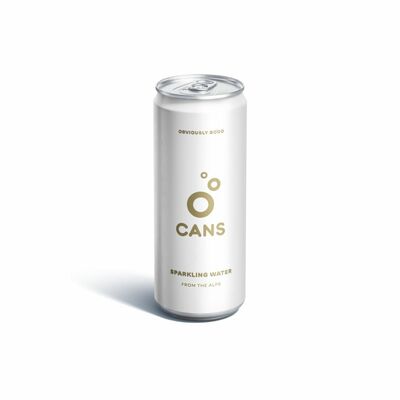 Cans alpská sýtená voda 330ml*ZO