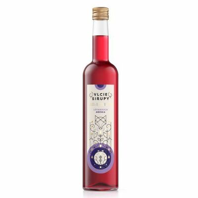 Sirup Levanduľa &amp; Arónia 1l Vlčie sirupy
