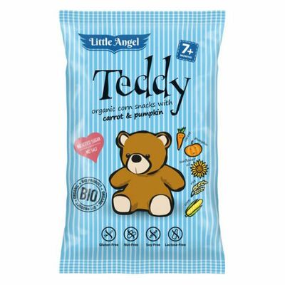 Chrumky pre deti kukuričné mrkva-tekvica 30g Teddy