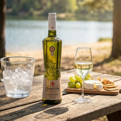 Víno Templářské sklepy Chardonnay