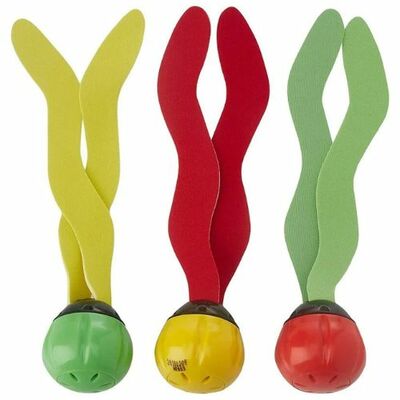 Potápačské loptičky so stužkou cca 18cm, 3ks