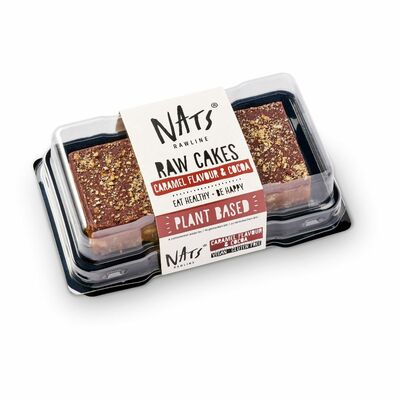 Mr.Raw Dezert DUO Čokoláda &amp; Karamel 2x65g Nats