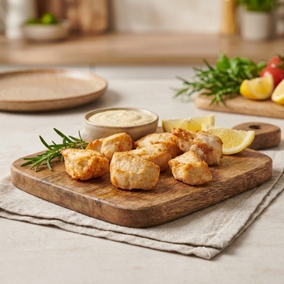 Mrazené Kuracie vnútorné filety vyprážané– kúsky 5–15g 2,5kg Chk'n