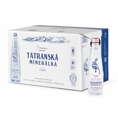 Tatranská minerálka Premium, minerálna voda 24x350ml