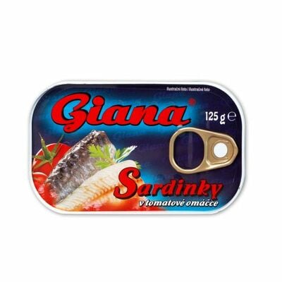 Sardinky v paradajkovej omáčke 125g Giana