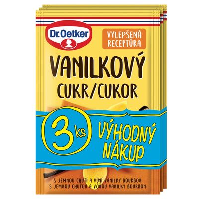 Cukor Vanilkový 3-balenie 24g Dr. Oetker