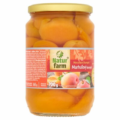 Kompót Marhule polené 700g Natur Farm