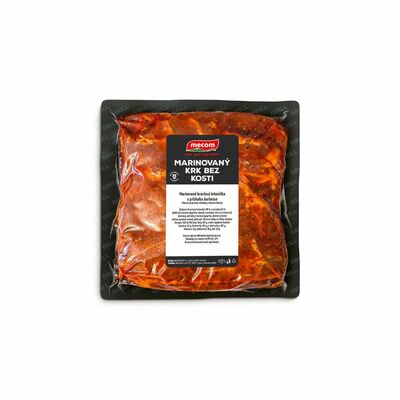 Bravčový krk marinovaný barbecue cca 600g Mecom