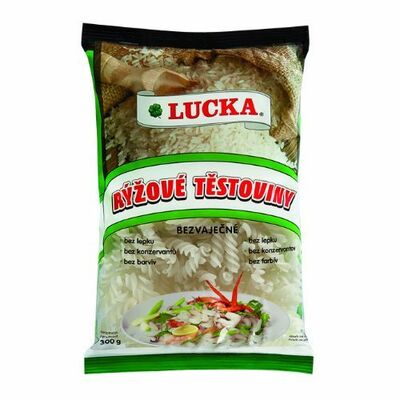 Ryžové cestoviny Fusilli (Vretená) 300g Lucka