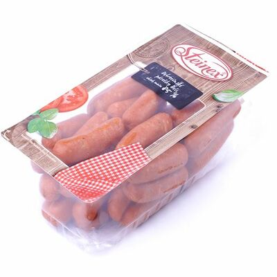 Párky MINI Debrecínske cca 1kg STEINEX VÝPREDAJ