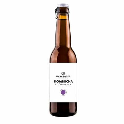 Mana Roots Kombucha Čučoriedka limonáda 330ml