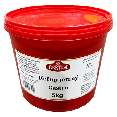 Kečup jemný 5kg Bertosi