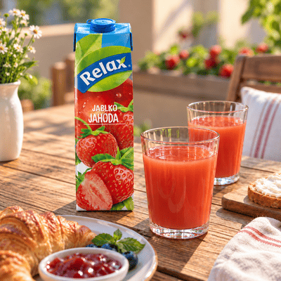 Relax Džús Jahoda Jablko 1l