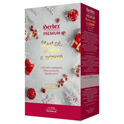 Herbex čaj Šťastné,veselé&amp;zdravé 60x1,5g VÝPREDAJ