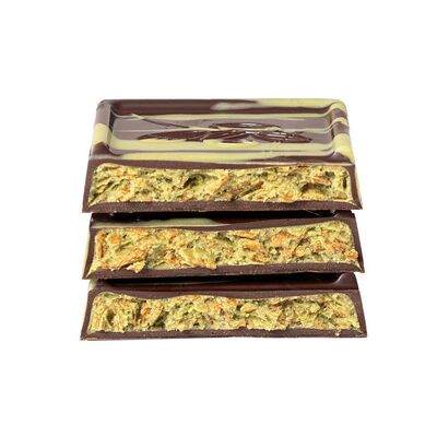 DP Chocolate Creamy Crunch Valentín Pistáciová horká čokoláda s francúzskou palacinkou 100g