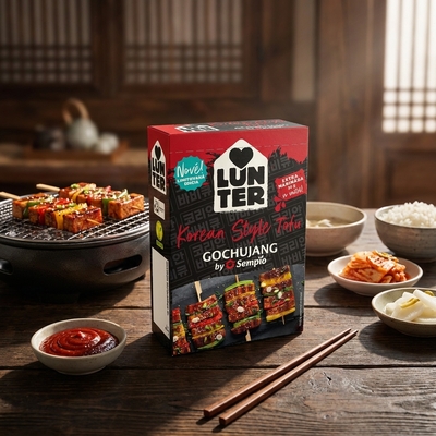 Tofu Korean BBQ Gochujang 180g+30g Lunter VÝPREDAJ