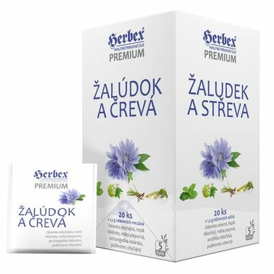 Herbex čaj Žalúdok a črevá 20x1,5g (30g)
