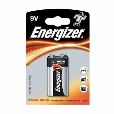 Batérie 9V Power Alk 1ks Energizer