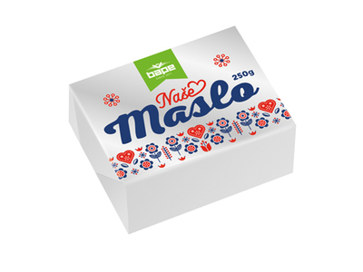 Maslo NAŠE 82% 250g Bape