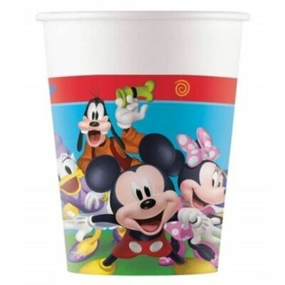 Papierové poháre Mickey 200ml, 8ks