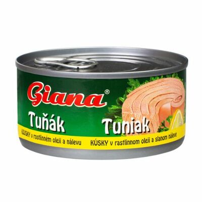 Tuniak v rastlinnom oleji kúsky 170g Giana