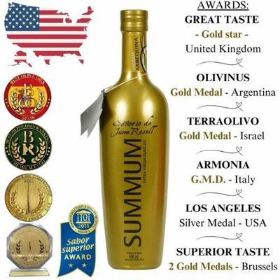 Olej olivový S.J.R. Summum Gold 500ml Beneoliva