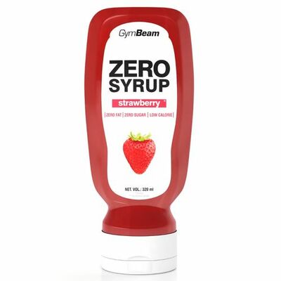 Sirup Zero jahoda 320ml GymBeam