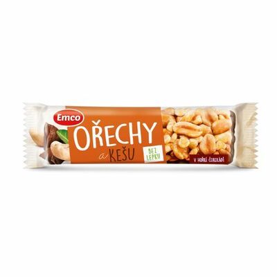Tyčinka Orechy &amp; kešu 35g Emco
