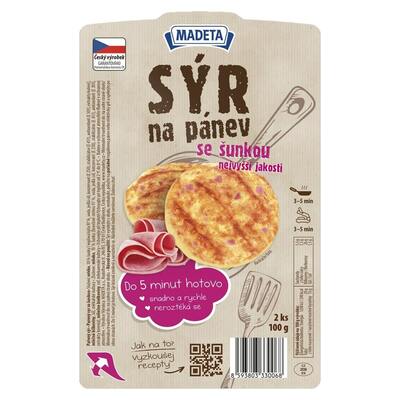 Syr na panvicu šunka 100g Madeta