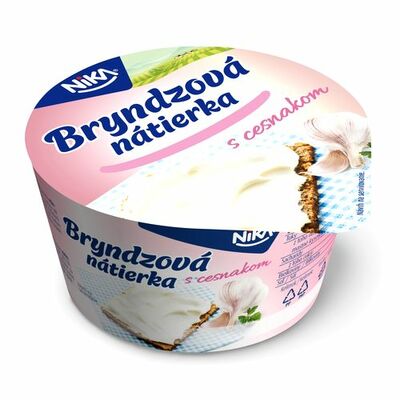 Nátierka bryndzová s cesnakom 130g Nika