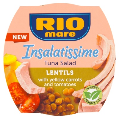 Rio Mare Insalatissime Tuniak. šalát šošovica 160g