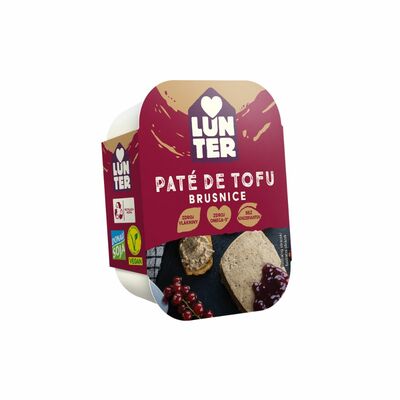 Paté de tofu brusnice 150g Lunter VÝPREDAJ
