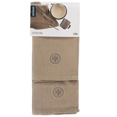 Orion Kuchynská utierka My kitchen 2ks hnedá