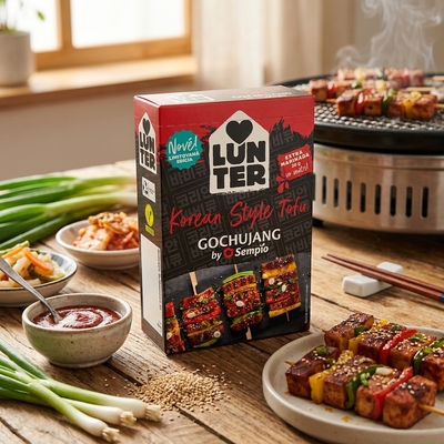 Tofu Korean BBQ Gochujang 180g+30g Lunter VÝPREDAJ
