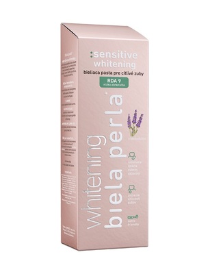 Biela Perla pasta Sensitive s levanduľou 75 ml