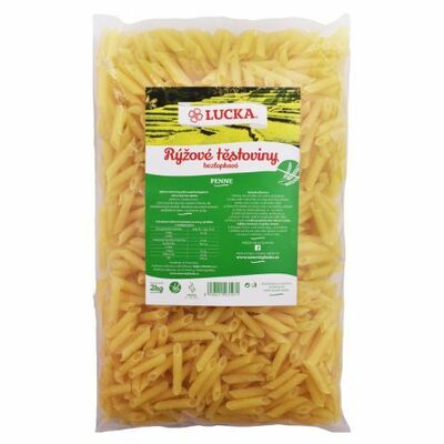 Ryžové cestoviny Penne 2kg Lucka