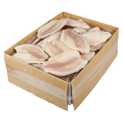 Mrazená Tilapia filety bez kože 80-140g, gl. 5%, 5kg