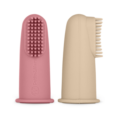 Petite&amp;Mars Kefky na prst Rose&amp;Sand 2ks 0m+