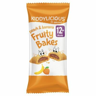 Kiddylicious koláčiky broskyňovo banánové 6x22g