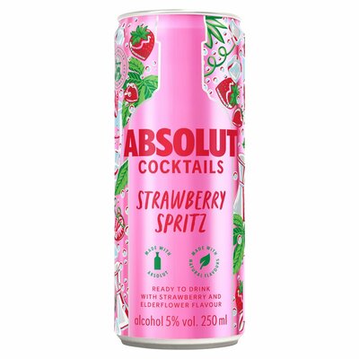 Absolut Cocktail Strawberry Spritz 5% 250ml*ZO