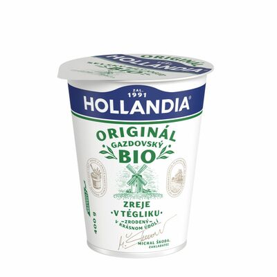 Jogurt BIO Gazdovský biely 400g Hollandia