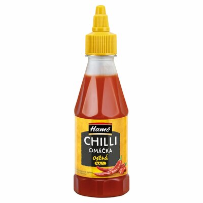 Chilli omáčka ostrá 235ml Hamé