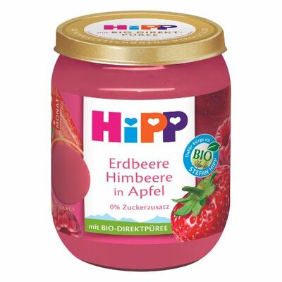HiPP BIO Superovocie Jablko, jahody a maliny 160g