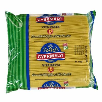 Cestoviny Špagety semolinové 5kg Gyermelyi