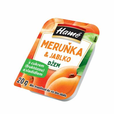 Džem Marhuľa&amp;jablko bez pridaného cukru 20g/48ks Hamé