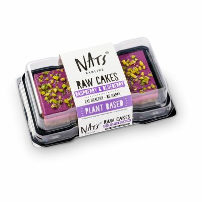 Mr.Raw Dezert DUO Malina &amp; Čučoriedka 2x65g Nats
